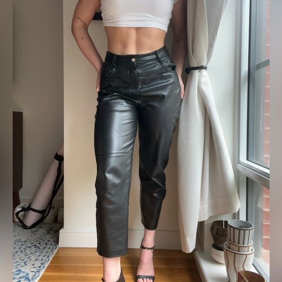 Aritzia leather trouser - Picture 2 of 5